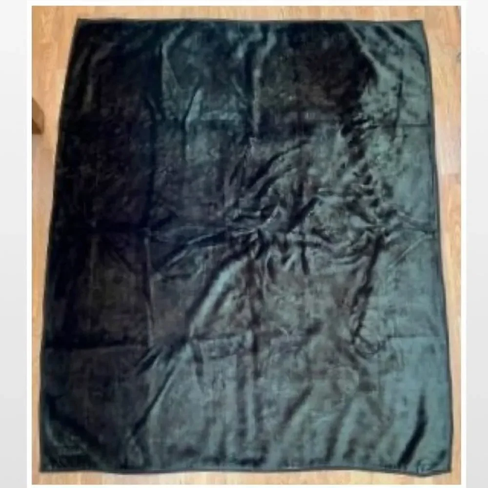 Columbia Fleece Throw Blanket Brown & Green Home